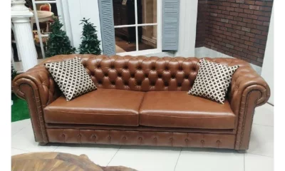 ФЛОРЕНЦИЯ Честер Диван Кожа Lusso Cognac /Leder -