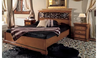 Комплект мебели в спальню Vaccari Giovanni Bella Italia (кровать 180*200, 2 тумбы прикроватные) BV5060/180+BV5070
