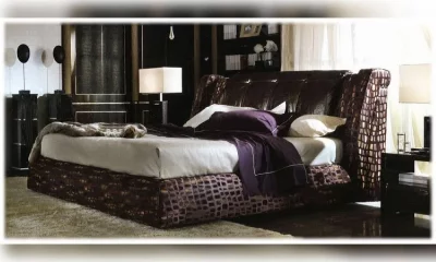 Кровать Turri Genesis Leather And Nura Bed 2 ant58439