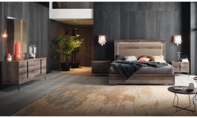 Комплект мебели в спальню Alf Group Matera (Кровать 160x200, комод, 2 тумбы) PJMM0150 + KJMM125