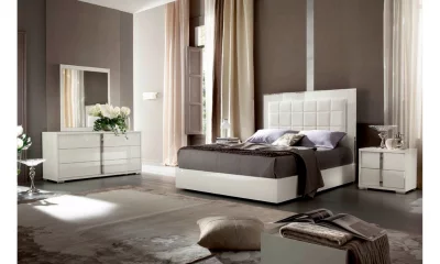 Комплект мебели в спальню Alf Group Imperia (Кровать 160x200, комод, 2 тумбы) PJIE0190BI + KJIE125BI