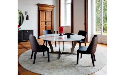 Стол обеденный 180x180 Bogart Alberta Salotti 1BOGTAVP