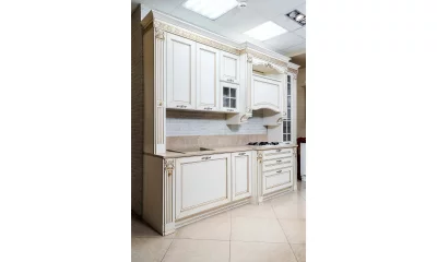 Stosa Cucine Dolcevita Кухня + Столешница+Мойка Бежевый\Золото P/expo