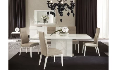Столовая группа Alf Group Canova (Стол + 6 стульев) PJCV0615BI + KJCV621BI