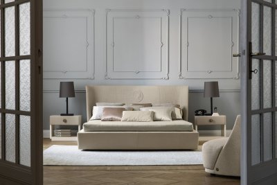 Комплект мебели в спальню Alberta Salotti (Кровать 160x200, комод, 2 тумбы) 2VIRLA160B + 2JASDRW