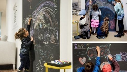 Превратите стену в грифельную доску с новым покрытием