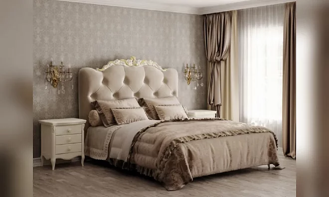 Кровать В Спальню Kreind Romantic Gold R716D-K02-AG-B01