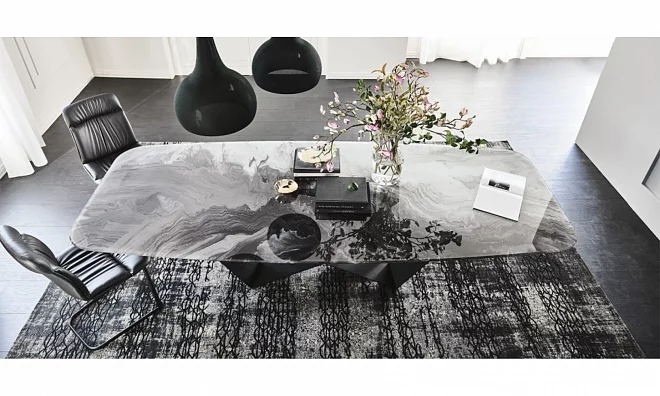 Стол обеденный Skorpio Crystalart Cattelan Italia ant360170