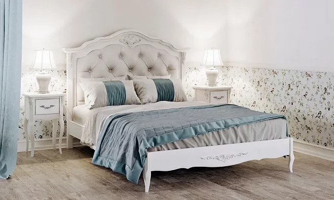 Кровать В Спальню Kreind Silvery Rome S318-K00-S-B07