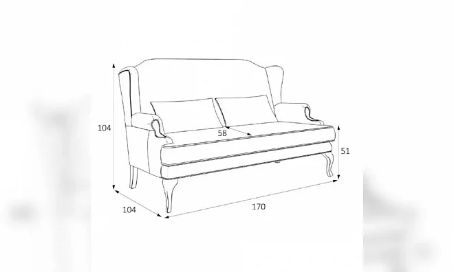 Софа Kreind Френсис M14-Bn-B18 M14-BN-B18