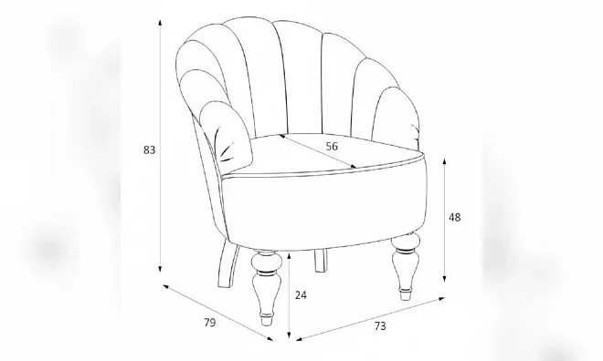 Кресло Шелли M15-K02-0409