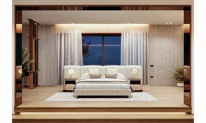 Спальня (кровать, тумба прикроватная 2 штуки. комод, зеркало 2 штуи) Am Classic Twee 434957