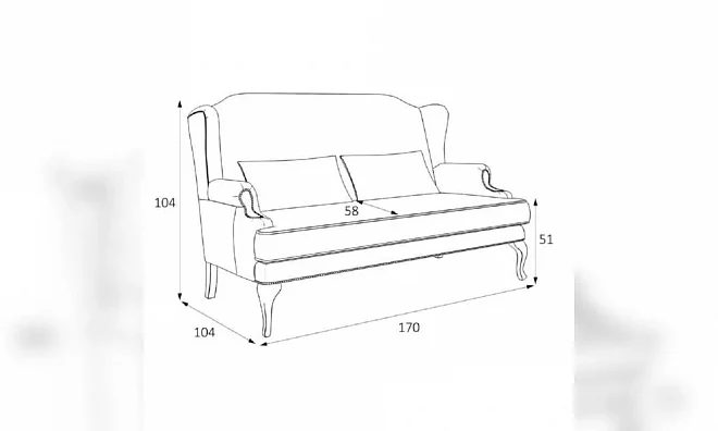 Софа Kreind Френсис M14-Bn-0402 M14-BN-0402