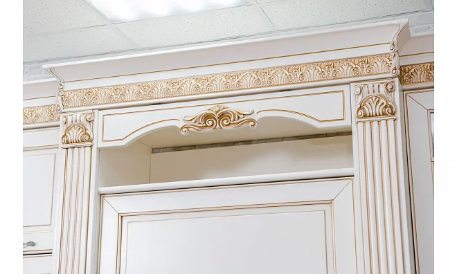 Stosa Cucine Dolcevita Кухня + Столешница+Мойка Бежевый\Золото P/expo