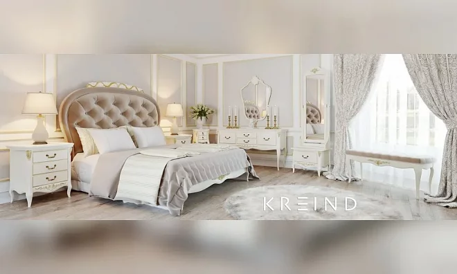 Кровать В Спальню Kreind Romantic Gold R518D-K02-AG-B01