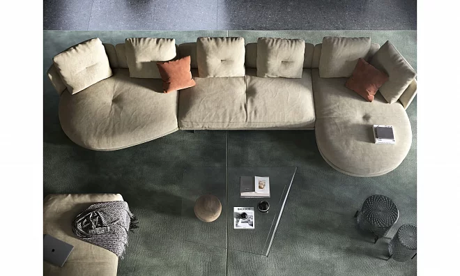 Диван угловой Douglas Cattelan Italia T170 left + CN180 + CL140 right