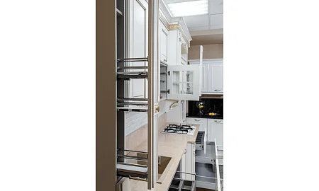 Stosa Cucine Dolcevita Кухня + Столешница+Мойка Бежевый\Золото