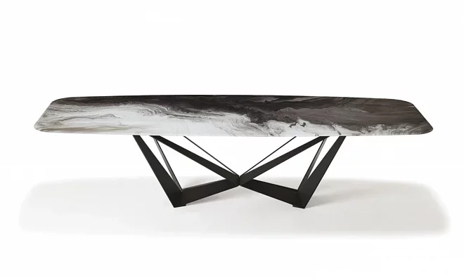 Стол обеденный Skorpio Crystalart Cattelan Italia ant360170