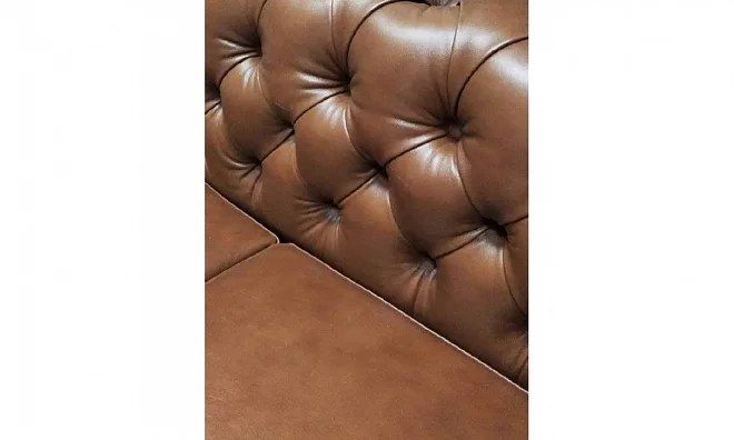 ФЛОРЕНЦИЯ Честер Диван Кожа Lusso Cognac /Leder -