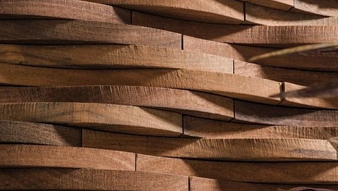 Wood Duna — деревянная мозаика с  3D-эфектом