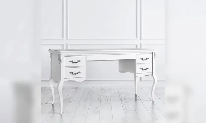 Стол Kreind Silvery Rome Кабинетный Широкий S111L-K00-S S111L-K00-S
