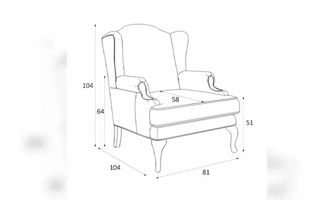 Кресло Kreind Френсис M12-Bn-0368 M12-BN-0368