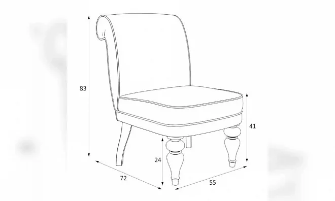 Кресло Kreind Лира M16-B-0589 M16-B-0589