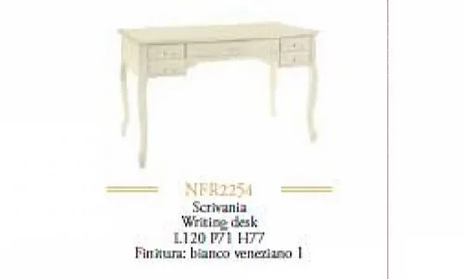 Francesca стол письменный Bianco Viniziano NFR2254