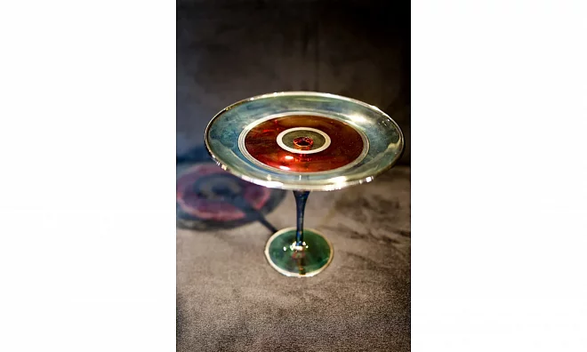 Тарелка на подставке VETRERIE DI EMPOLI Olimpia OL-2905/1