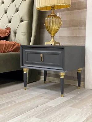 Тумба Прикроватная Lorenta Grey Turkey 3200385202