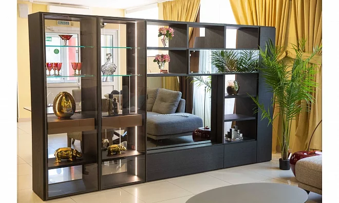 Стеллаж Sangiacomo Modo 2020 carbon oak MODO2020