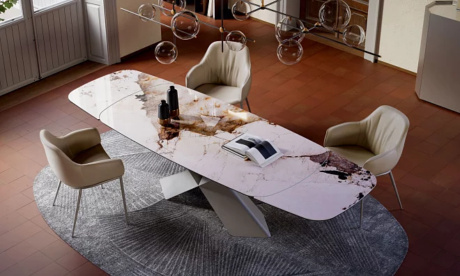 Стол обеденный Tyron Keramik Drive Cattelan Italia ant381519