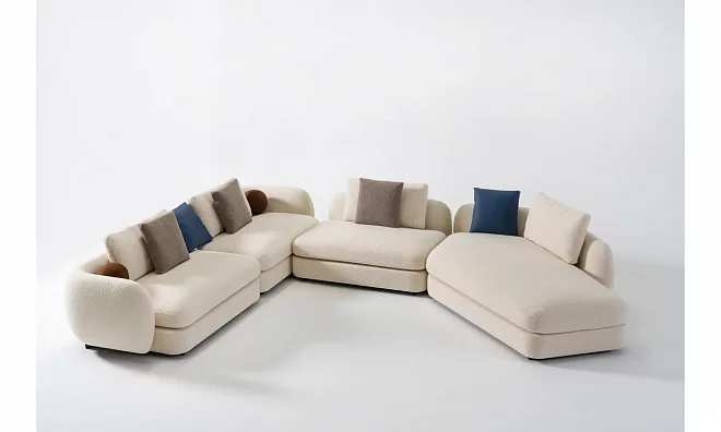 Диван угловой правый Homage Vogue VOGUE